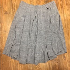 LuLaRoe Madison heathered denim colored skirt